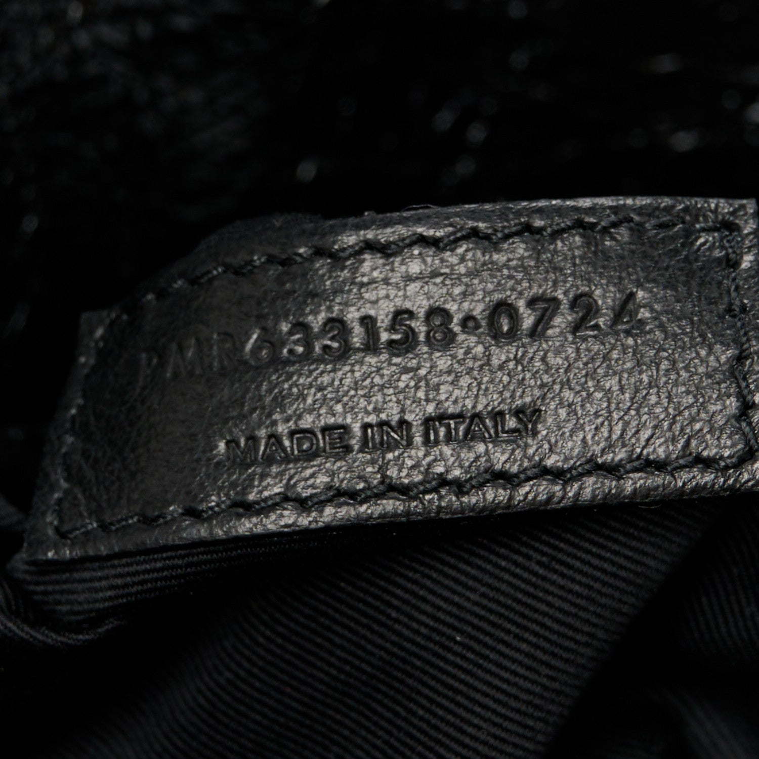 Saint Laurent Crinkled Calfskin Matelasse Monogram Medium Niki Chain Satchel Black 8 of 11