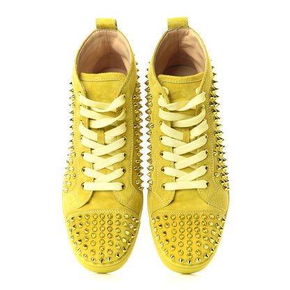 Christian Louboutin CHRISTIAN LOUBOUTIN Veau Velours Mens Louis Orlato Flat Spikes Sneakers 41.5 Cubiste 6 of 15