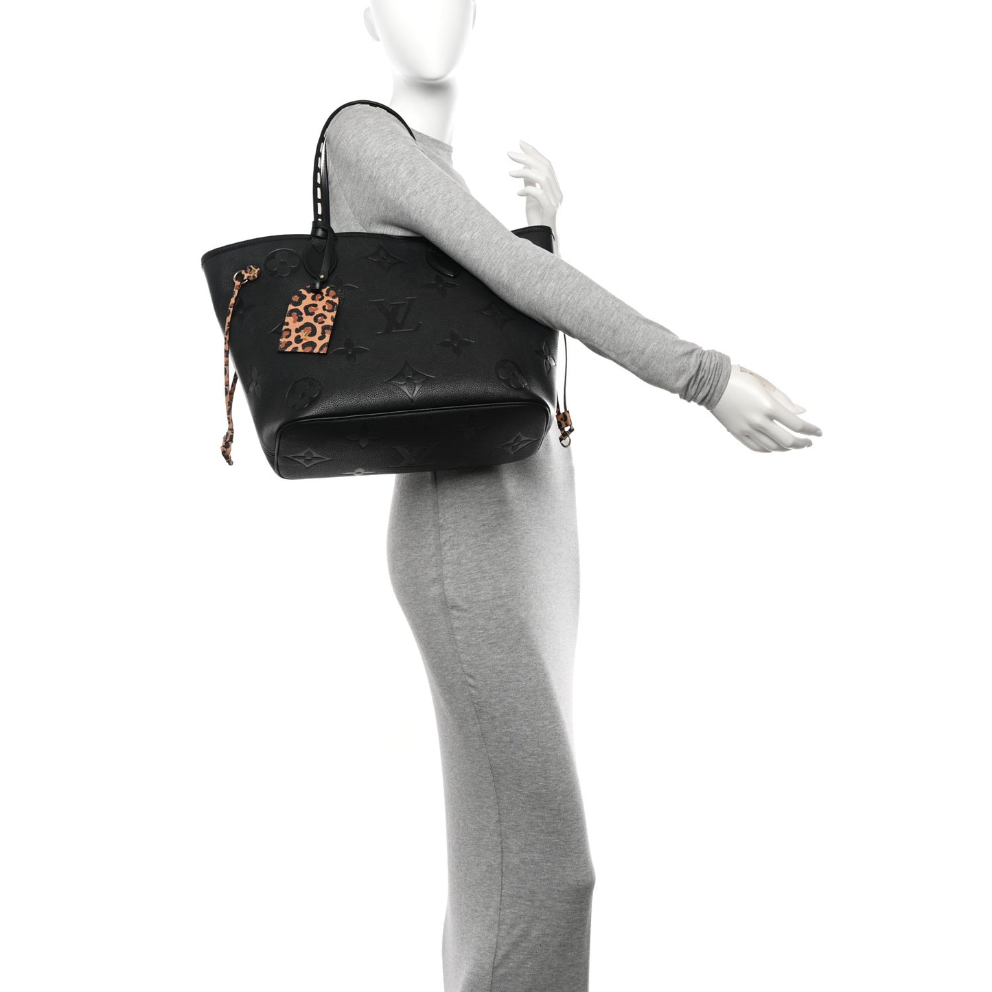 Empreinte Monogram Giant Wild at Heart Neverfull MM Black
