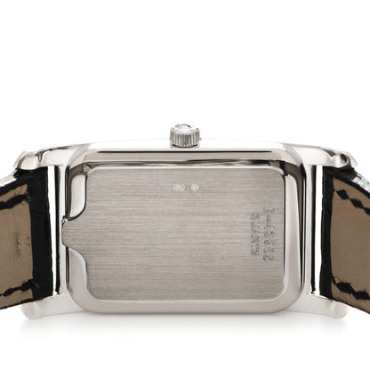 Audemars Piguet 18K White Gold Alligator 21mm Edward Piguet Quartz Watch Black 67324BC.OO.D001CR.01 4 of 5