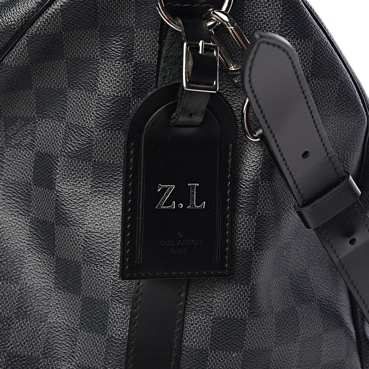 Damier Graphite Keepall Bandouliere 55