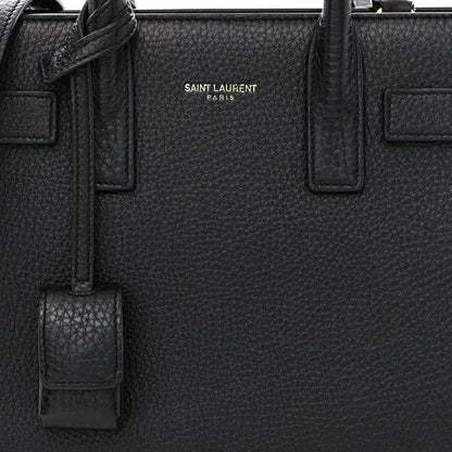 Saint Laurent Grained Calfskin Nano Sac De Jour Black 8 of 10