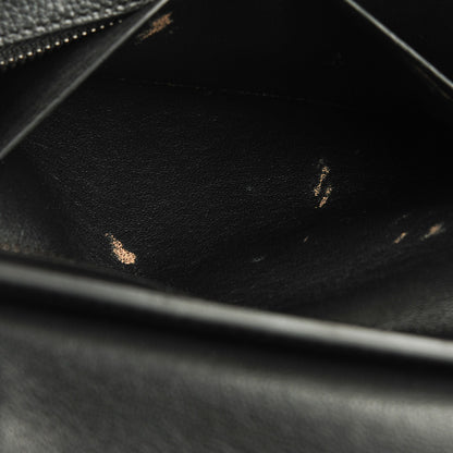 Celine Drummed Calfskin Suede Medium Trapeze Black 9 of 11