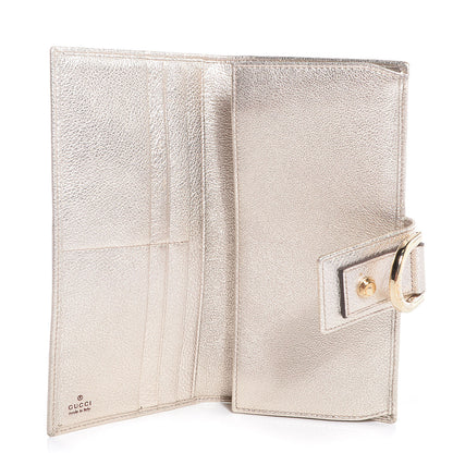 Gucci Monogram D Ring Continental Wallet Silver 5 of 7