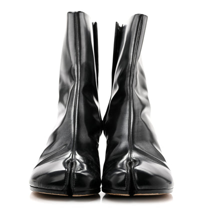 Maison Margiela Metallic Calfskin Tabi 60mm Ankle Boots 36 Black Silver 3 of 11