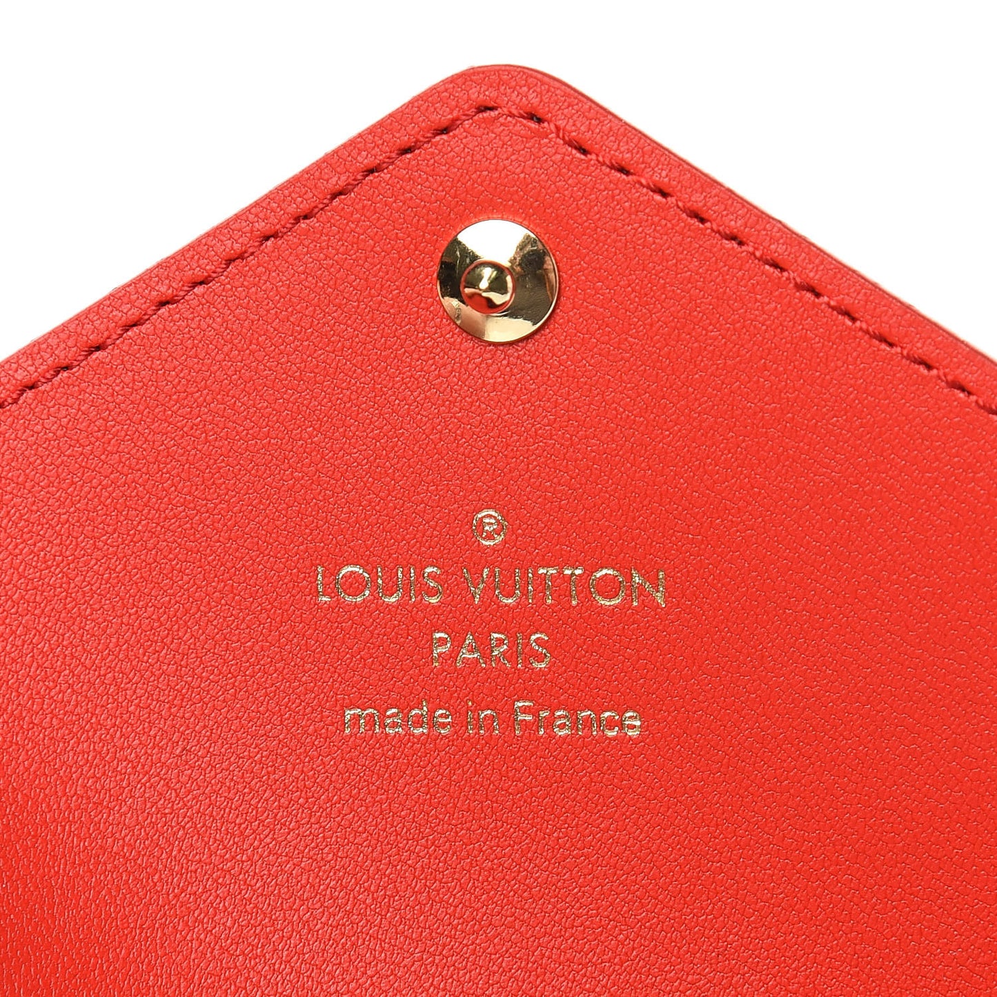 Monogram Medium Kirigami Pochette Insert Coquelicot