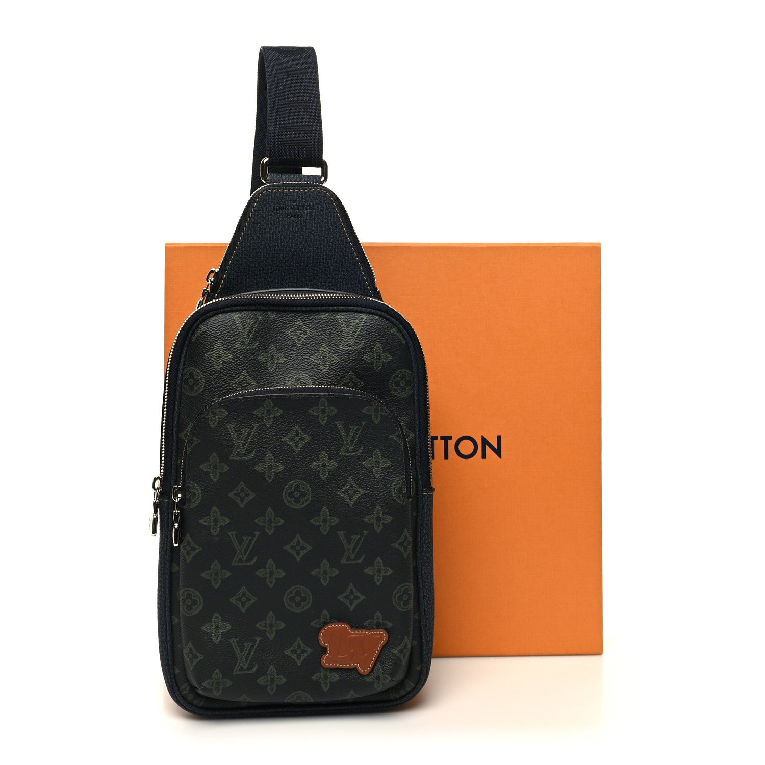 Louis Vuitton Monogram Record Fall Avenue Sling Bag Dark Green 11 of 11