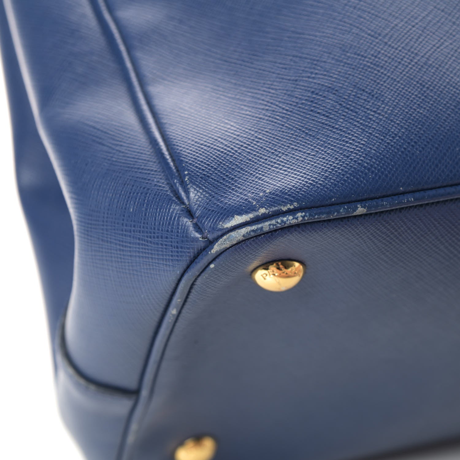 Prada Saffiano Lux Large Tote Bluette 8 of 9