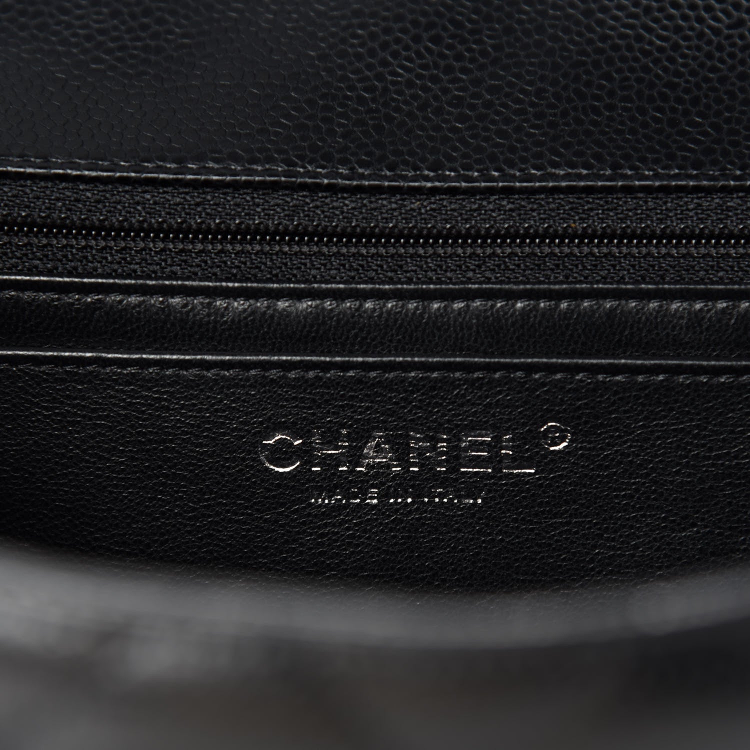 Chanel Caviar Quilted Jumbo Single Flap Black 8 of 11