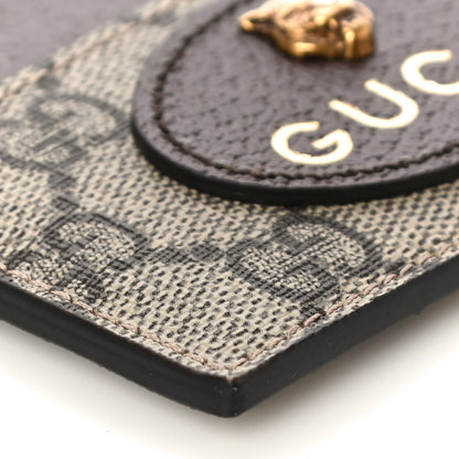 Gucci GG Supreme Monogram Neo Vintage Card Holder Beige Crop New Acero 8 of 10