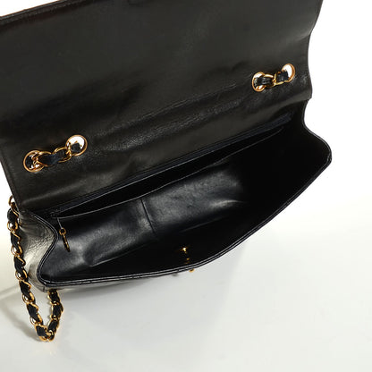Chanel Lambskin Quilted Jumbo Flap Black 6 of 9