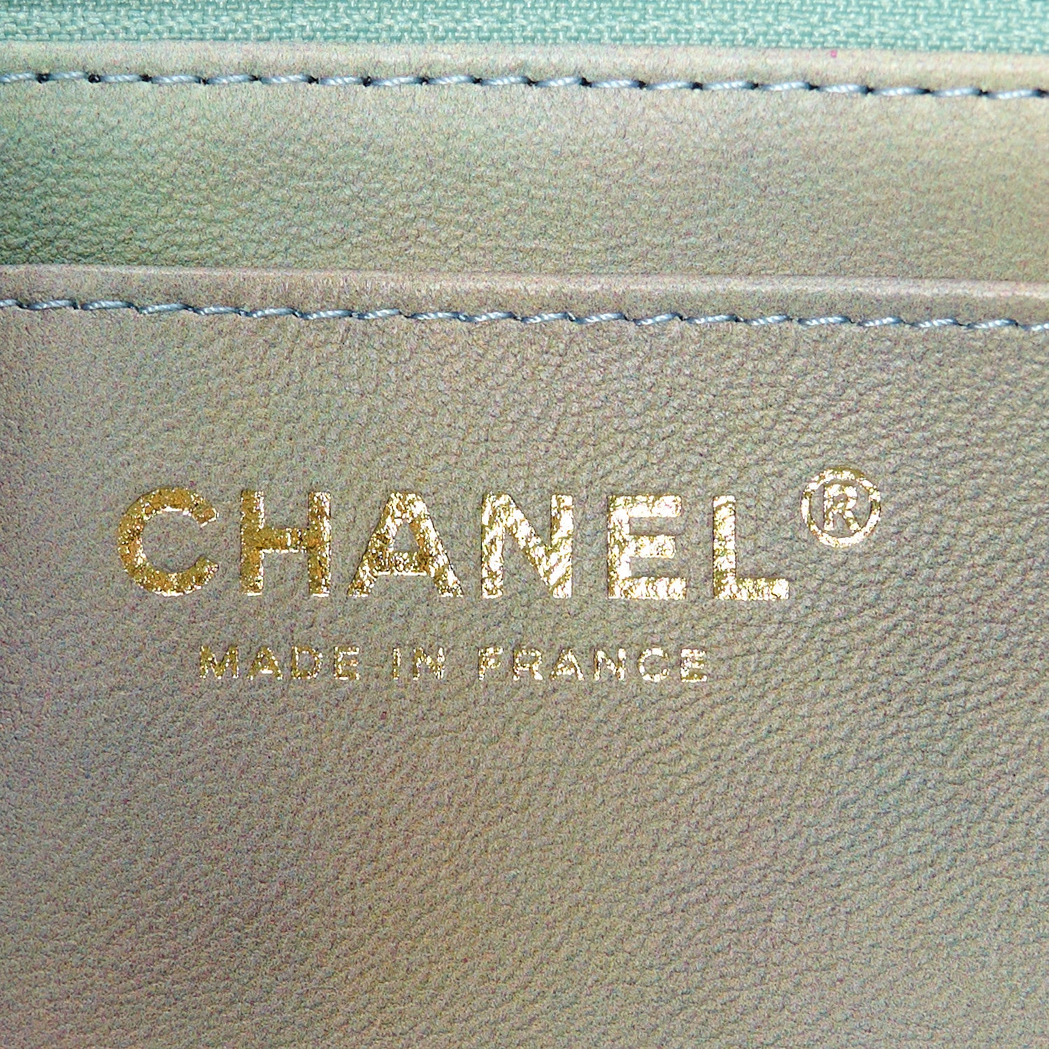 Chanel Lambskin Quilted Ombre Mini Top Handle Rectangular Flap Blue Green 6 of 12