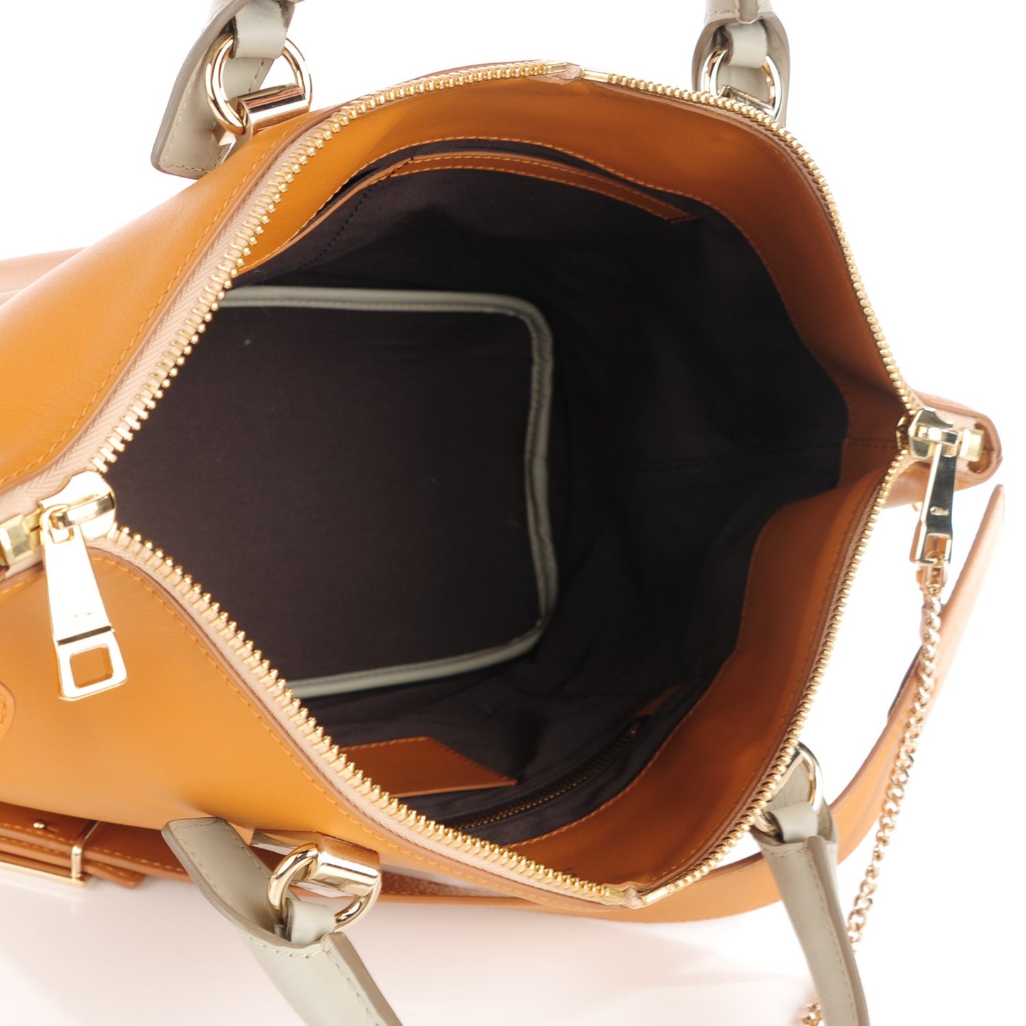 Smooth Calfskin Medium Baylee Tote Yummy Cookie