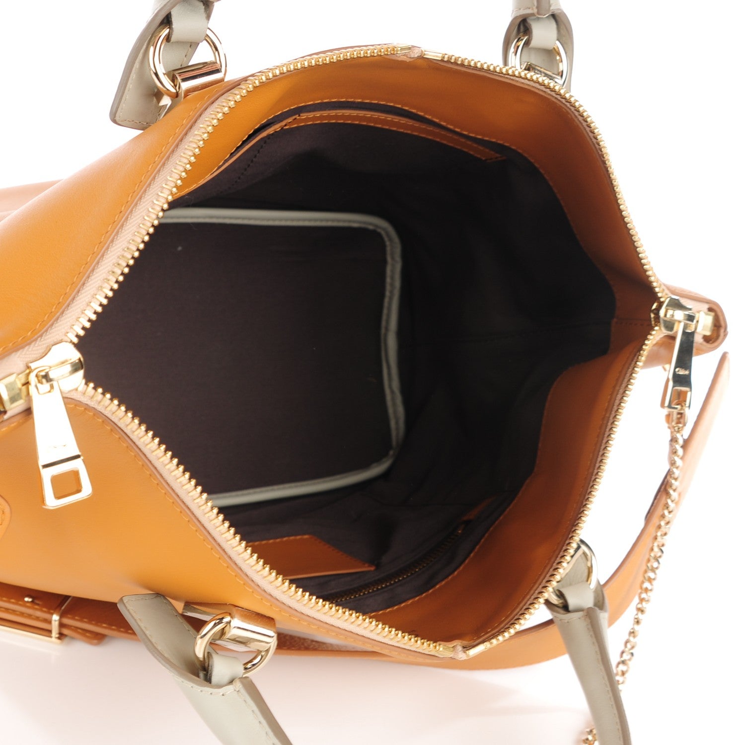 Chloe Smooth Calfskin Medium Baylee Tote Yummy Cookie 7 of 11