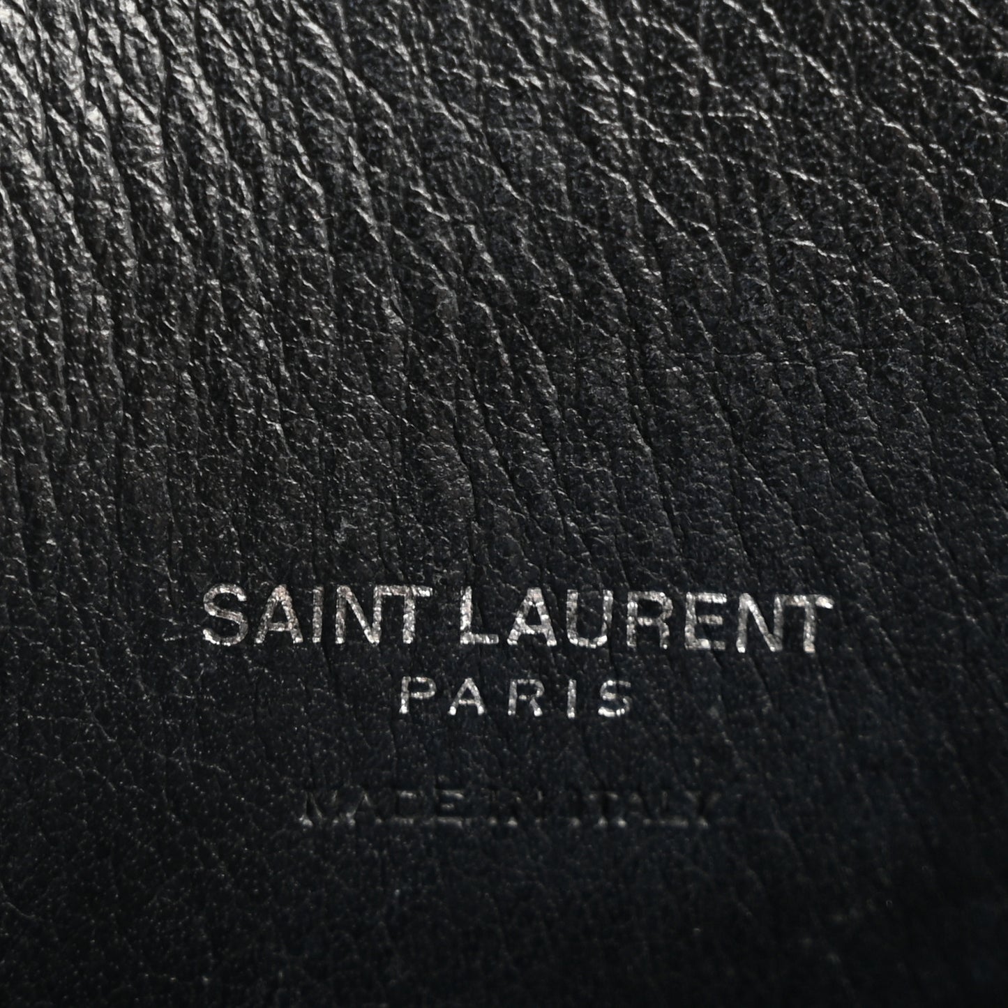 Grained Calfskin Baby Sac De Jour Black