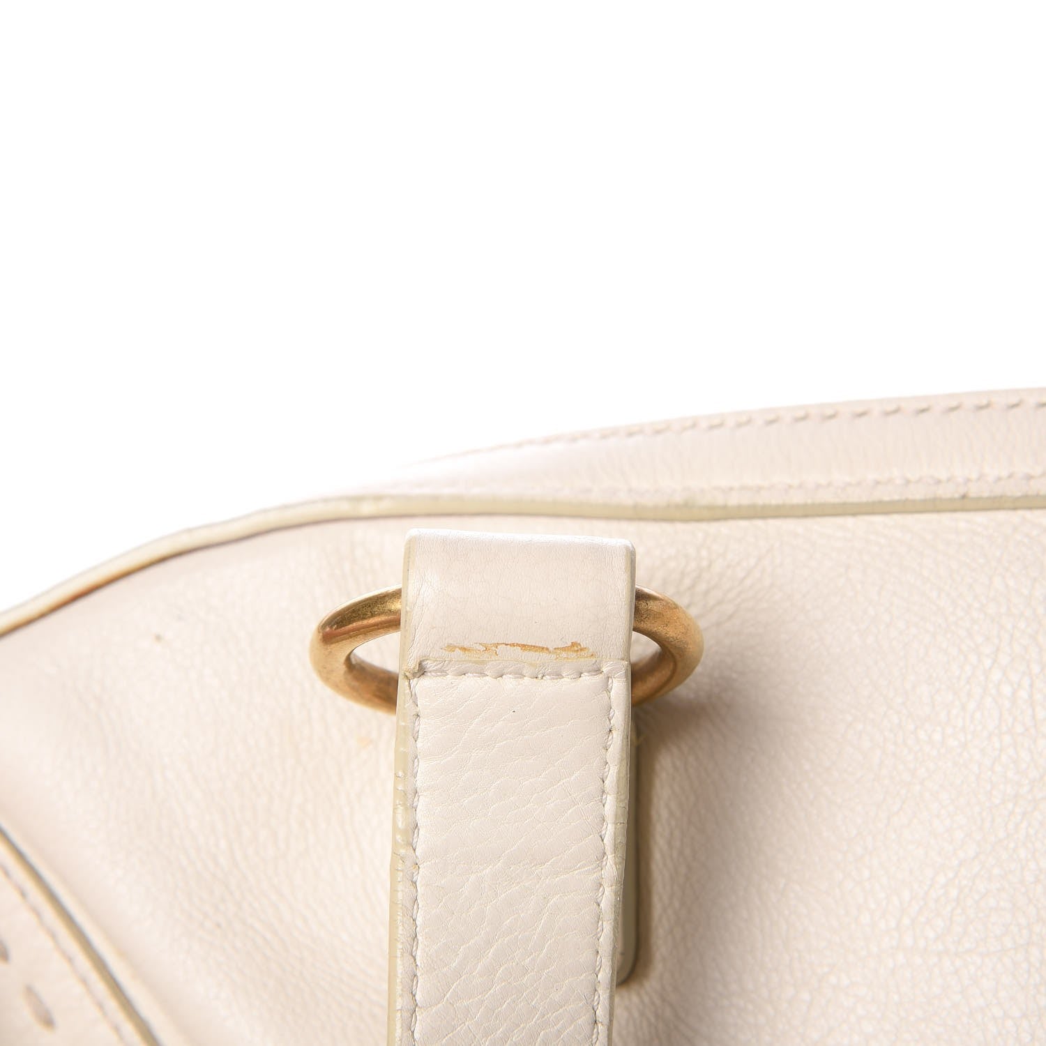 Saint Laurent Calfskin Large Muse Tote Bag Ivory 12 of 17