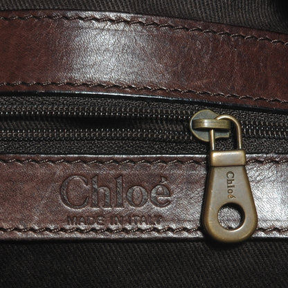 Chloe Python Silverado Shoulder Bag Brown 6 of 7