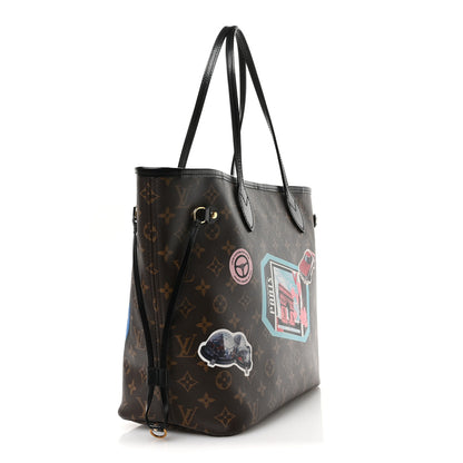 Louis Vuitton Monogram World Tour Neverfull MM 5 of 12