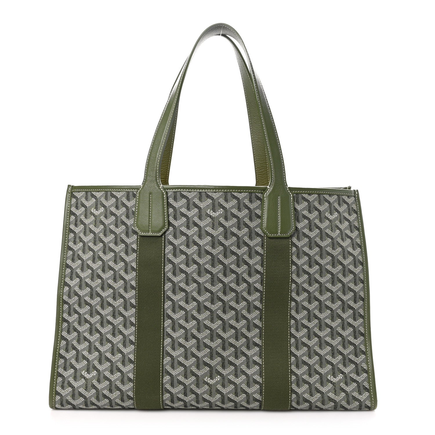 Goyard Goyardine Villette MM Tote Khaki 1 of 10