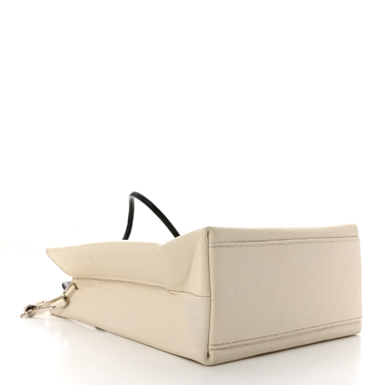 Balenciaga Calfskin Logo XXS Shopping Tote White 4 of 11