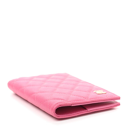 Chanel Caviar Quilted Passport Holder Pink 4 of 7