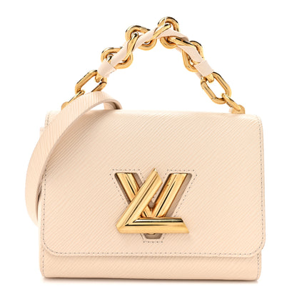 Louis Vuitton Epi Twist Braided Chain Shoulder Bag PM Quartz White 1 of 11