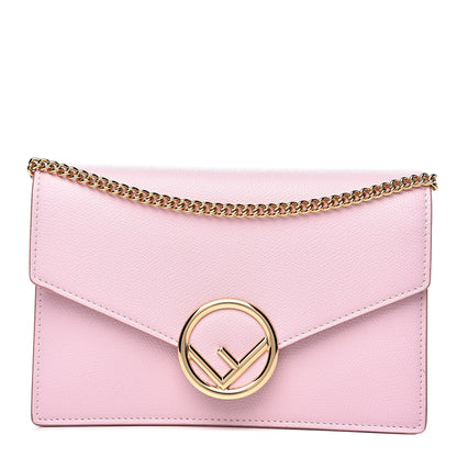 Fendi Vitello Cruise F is Fendi Medium Envelope Wallet on Chain Peonia 1 of 13
