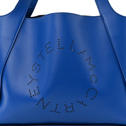 Stella McCartney Eco Alter Nappa East West Perforated Tote Jewel Blue 8 of 12