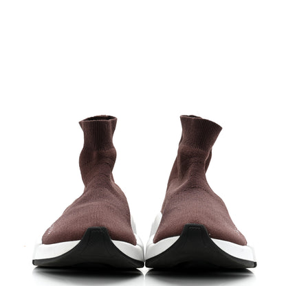 Balenciaga Technical 3D Recycled Knit Bi-Color Sole Womens Speed 2.0 Sneakers 35 Dark Burgundy Black White 2 of 10