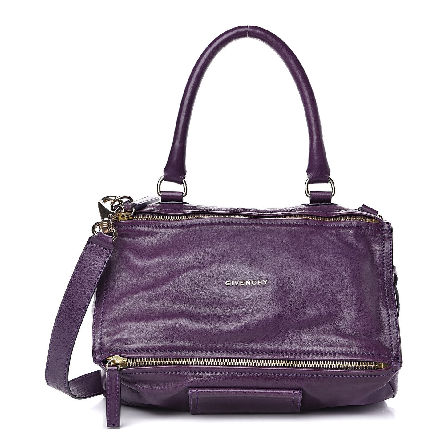 Calfskin Medium Pandora Dark Violet