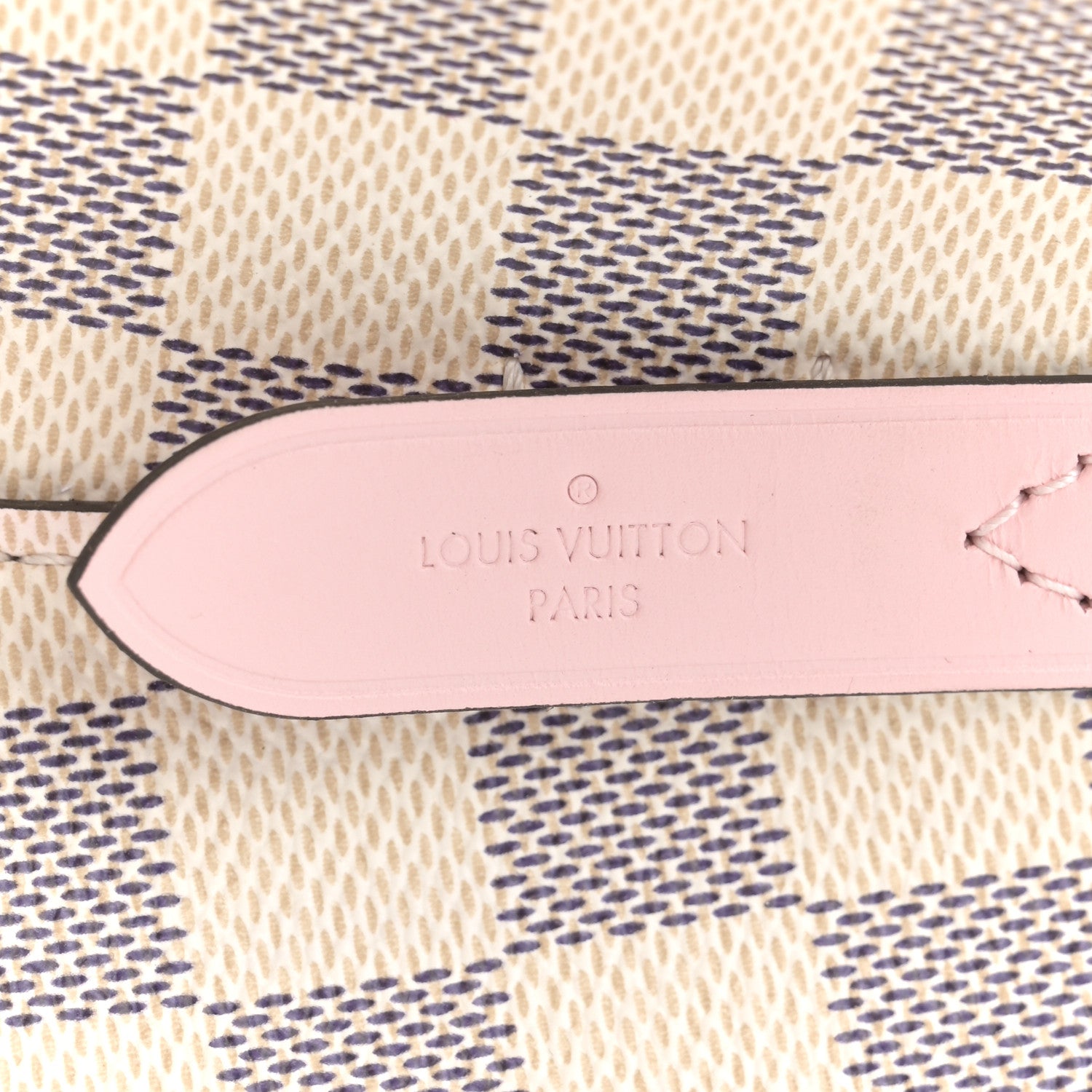 Louis Vuitton Damier Azur Neonoe MM Eau De Rose 6 of 10