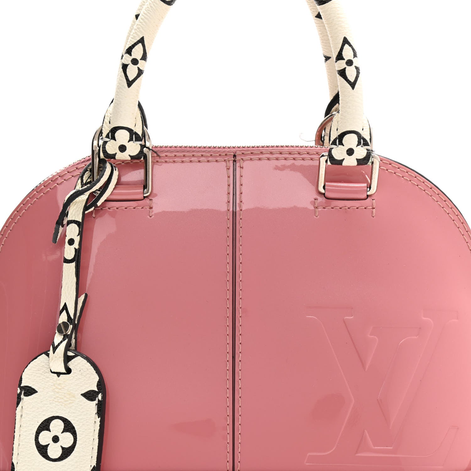 Louis Vuitton Patent Monogram Alma BB Rose Blush 7 of 19