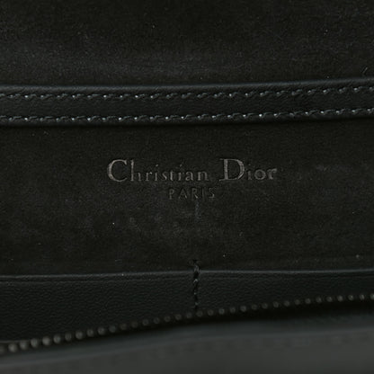 Christian Dior Ultra Matte Calfskin Diorama Wallet on Chain Pouch Black 9 of 9