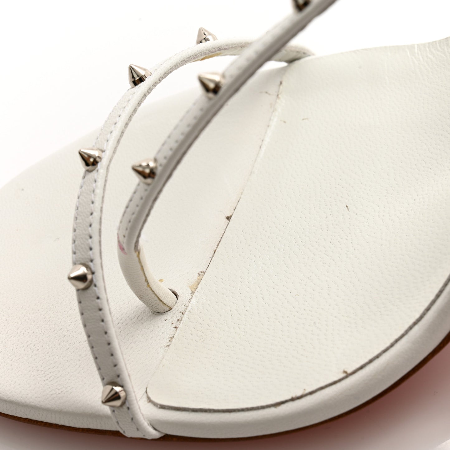 Riojana 100 Spiked Sandals 39 White