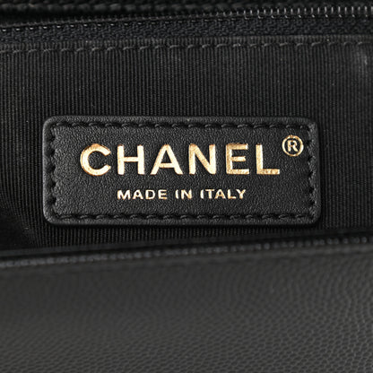 Chanel Caviar Quilted New Medium Boy Flap Black 6 of 10