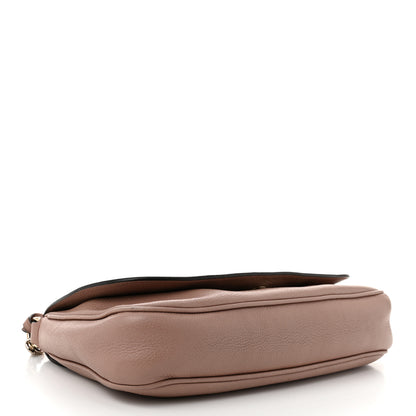 Gucci Pebbled Calfskin Medium Soho Flap Crossbody Pale Pink 4 of 11