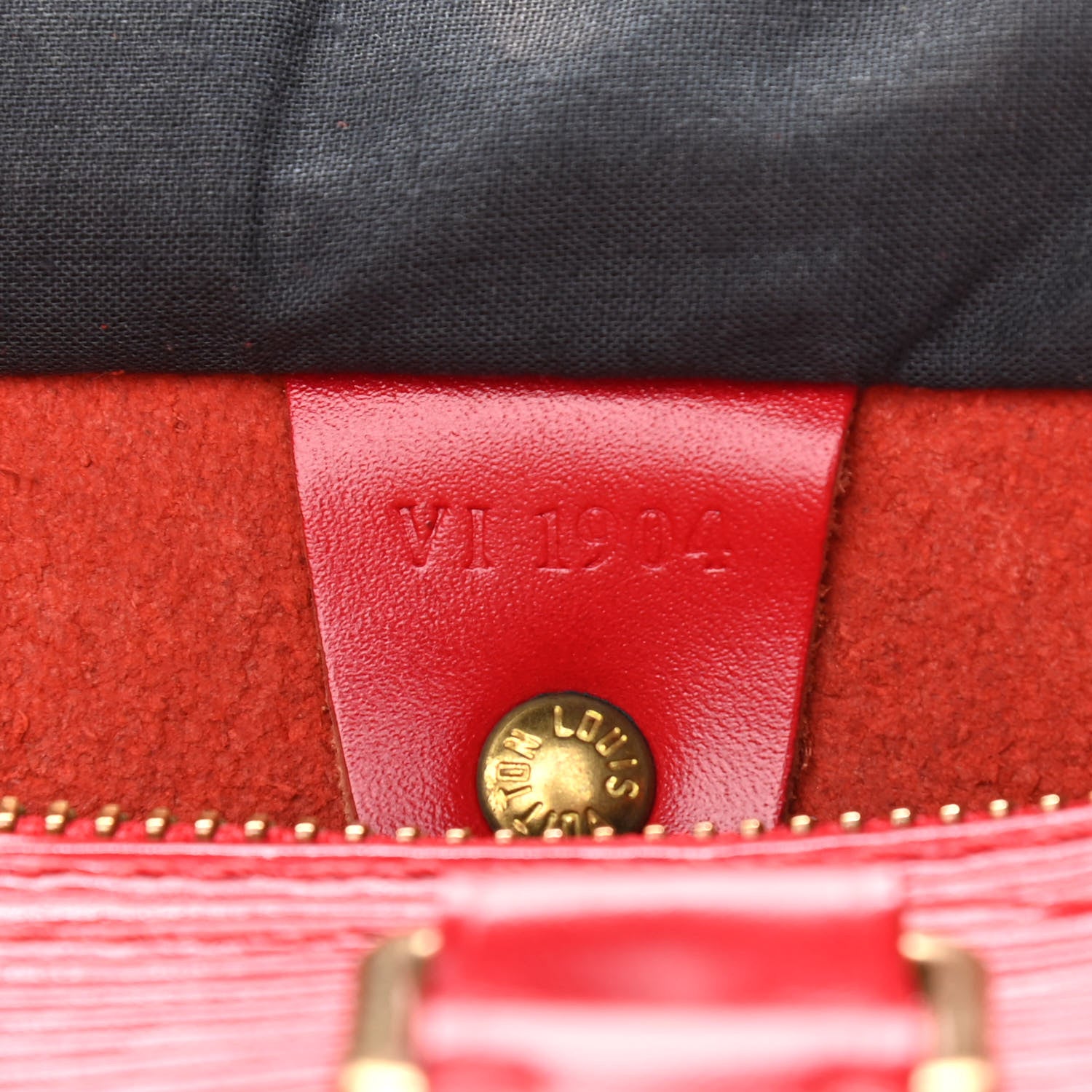 Louis Vuitton Epi Speedy 25 Castillan Red 7 of 10