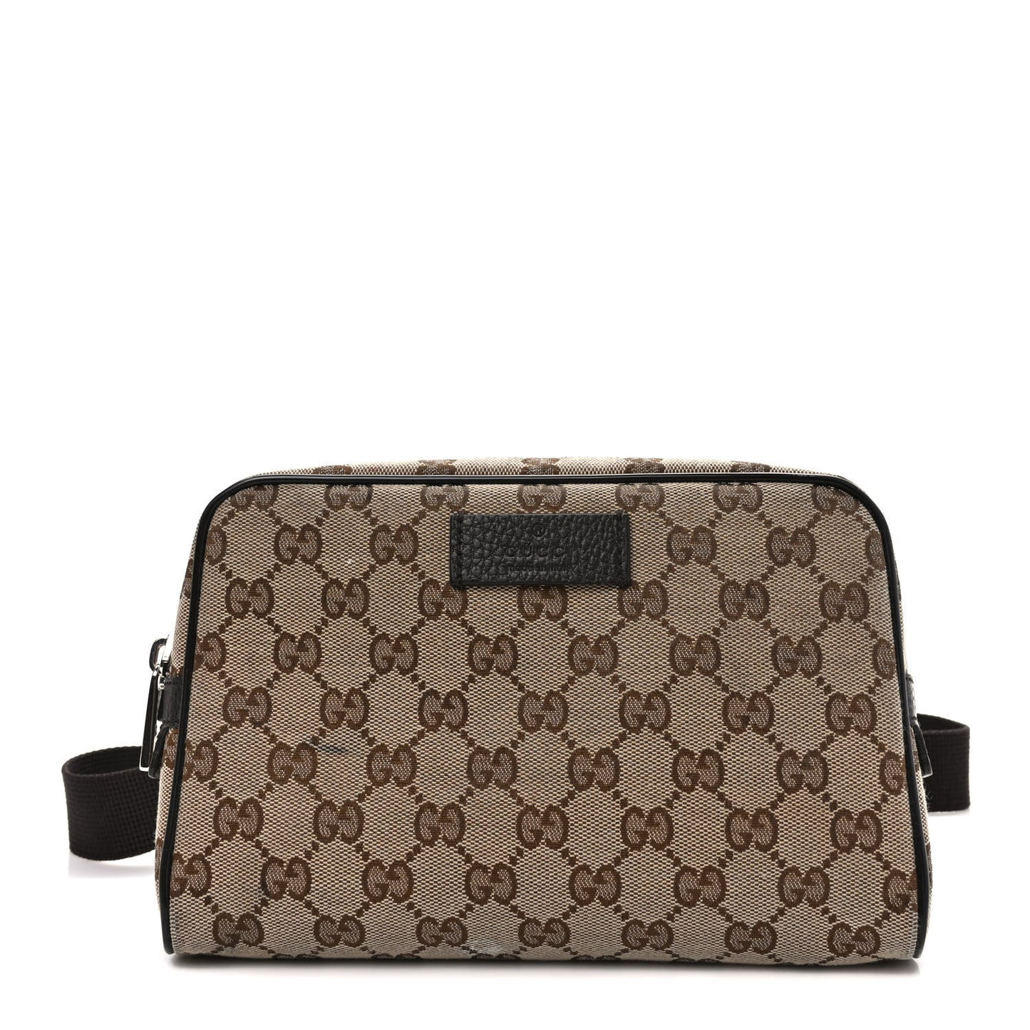Monogram Dollar Calfskin Belt Bag Beige Ebony Testa di Moro Marrone Scuro