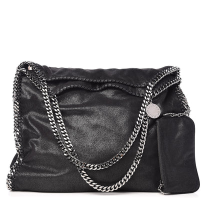 Stella McCartney Shaggy Deer Big Falabella Tote Black 1 of 8