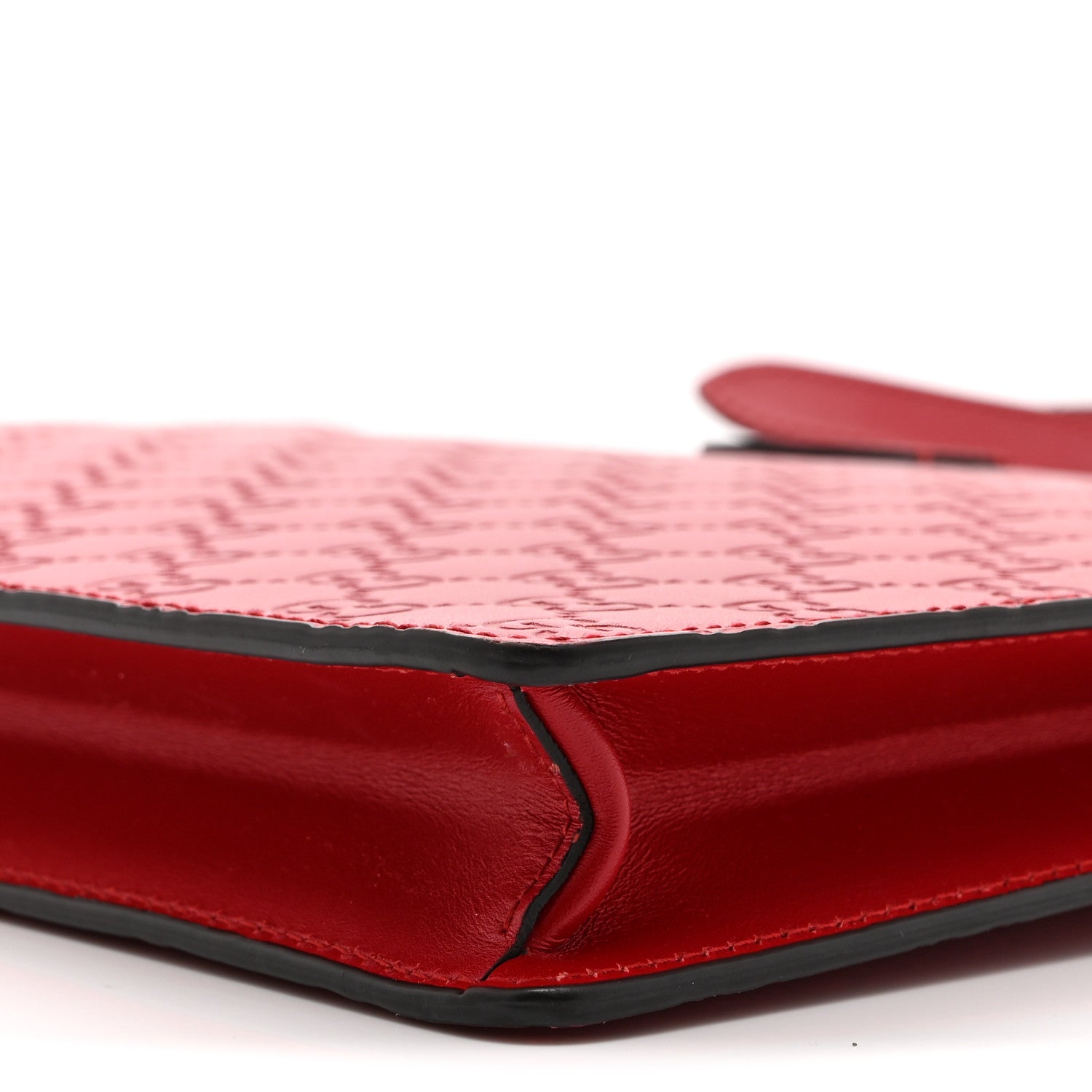 Gucci Guccissima Signature Messenger Bag Hibiscus Red 11 of 11