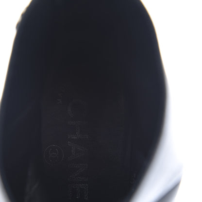 Chanel Calfskin Ankle Boots 38 Black 7 of 8