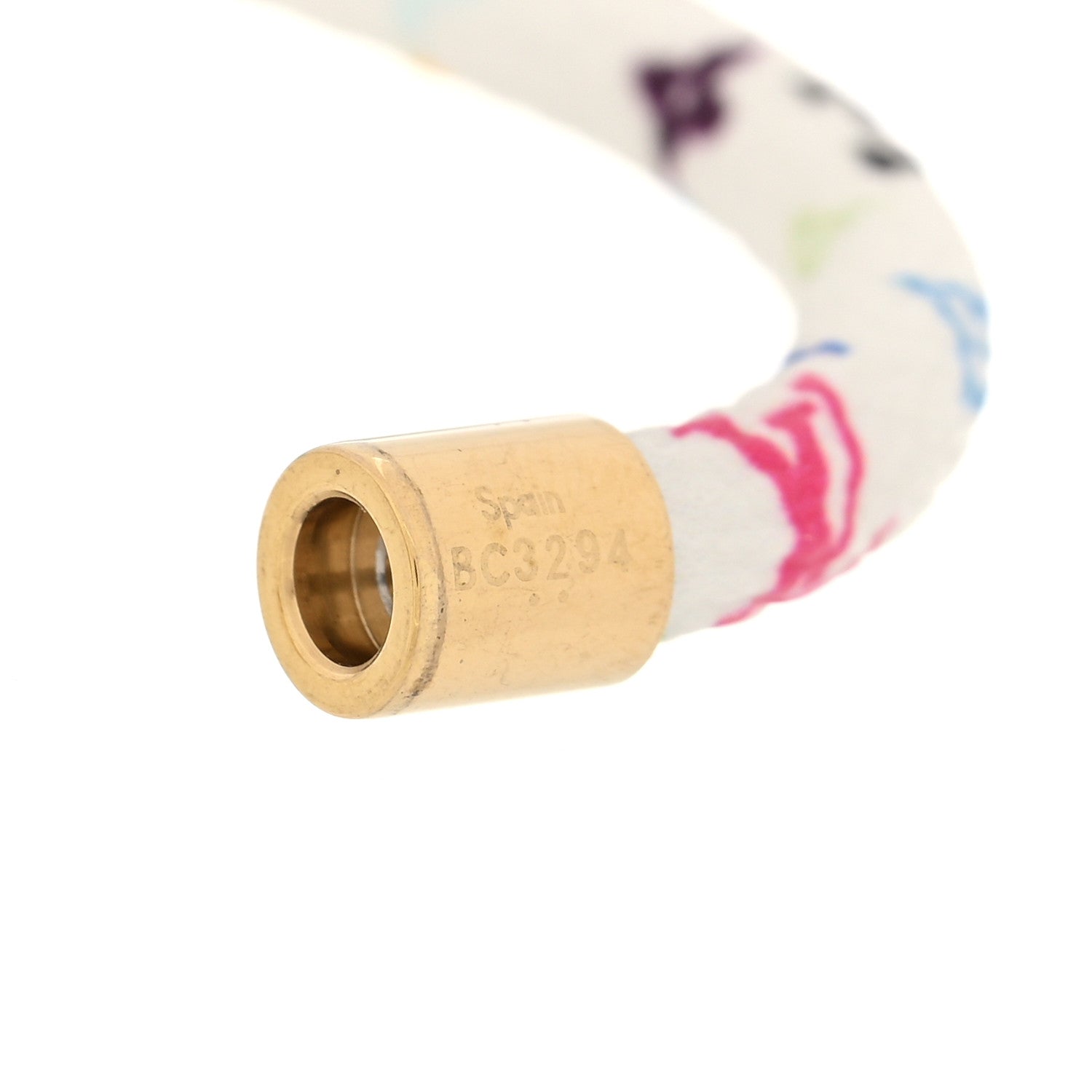 Louis Vuitton LV X TM Monogram Multicolor LV Confidential Bracelet 17 White White 4 of 5