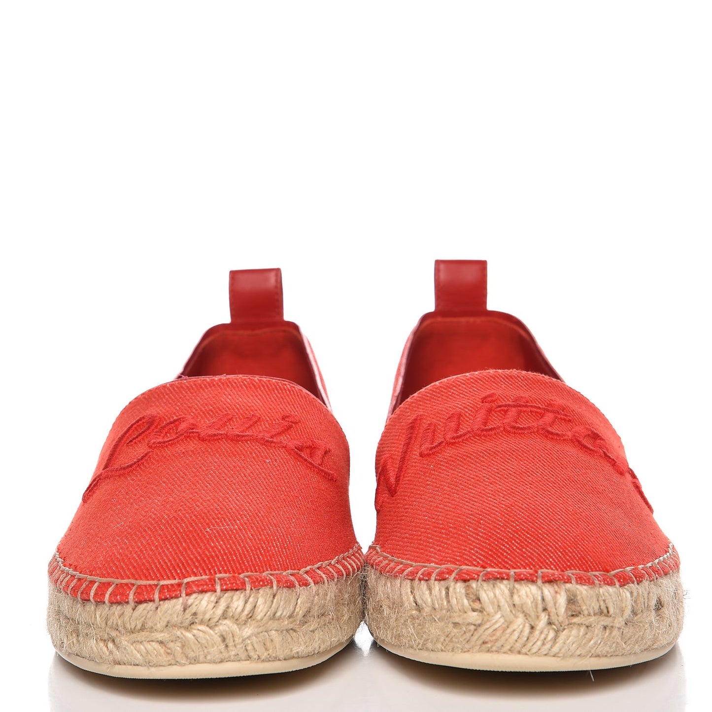 Canvas Waterfall Espadrille 39 Rouge