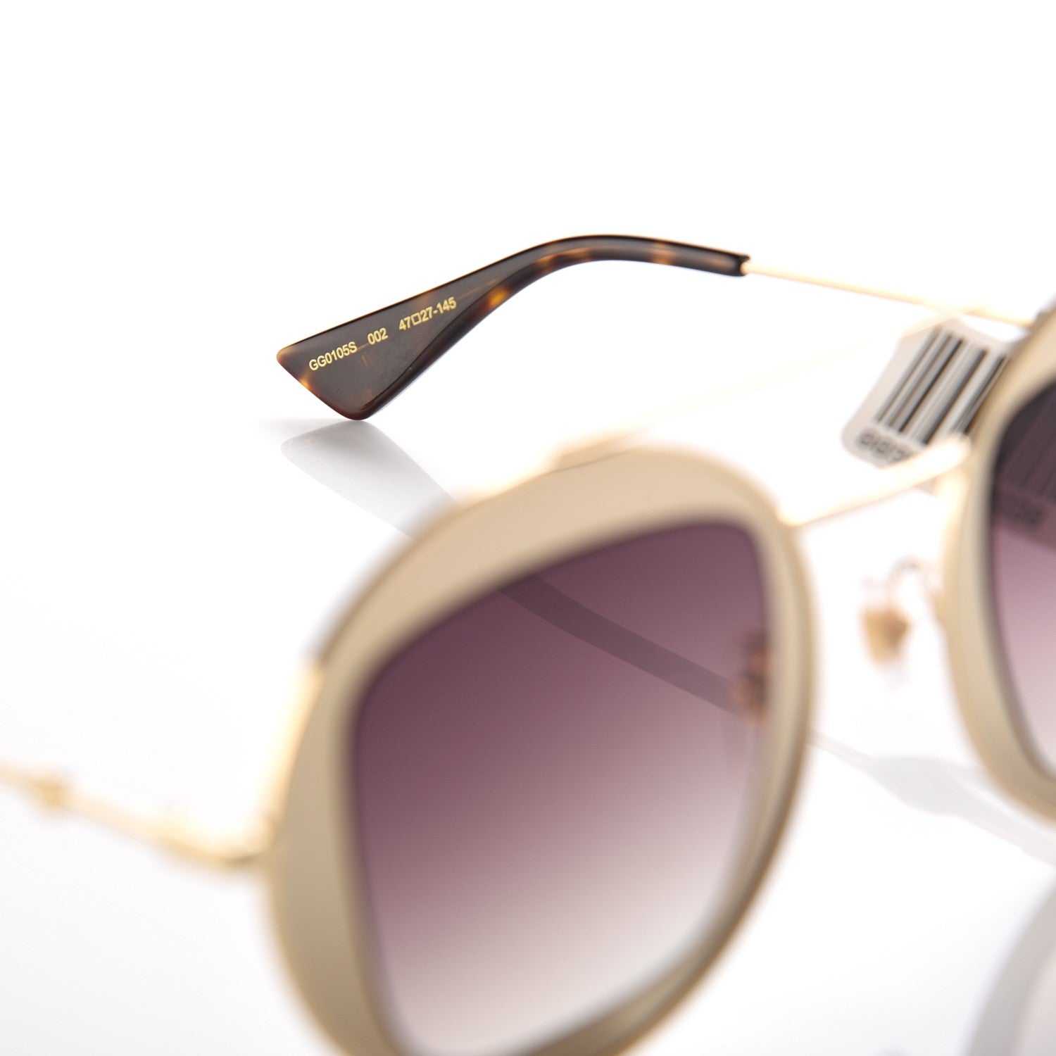 Gucci Sunglasses GG 0105S Gold 5 of 6