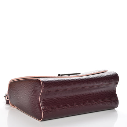 Louis Vuitton Epi Twist Shoulder Bag MM Prune Rose Poudre 4 of 9