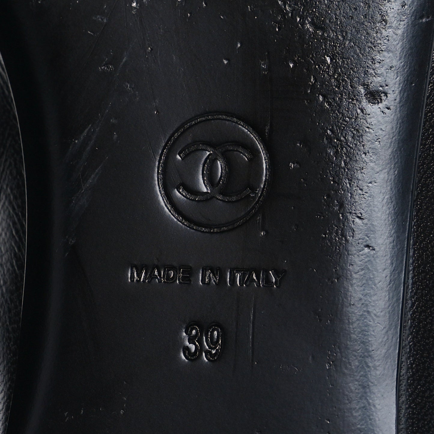 Lambskin Mary Jane Flats 39 Black
