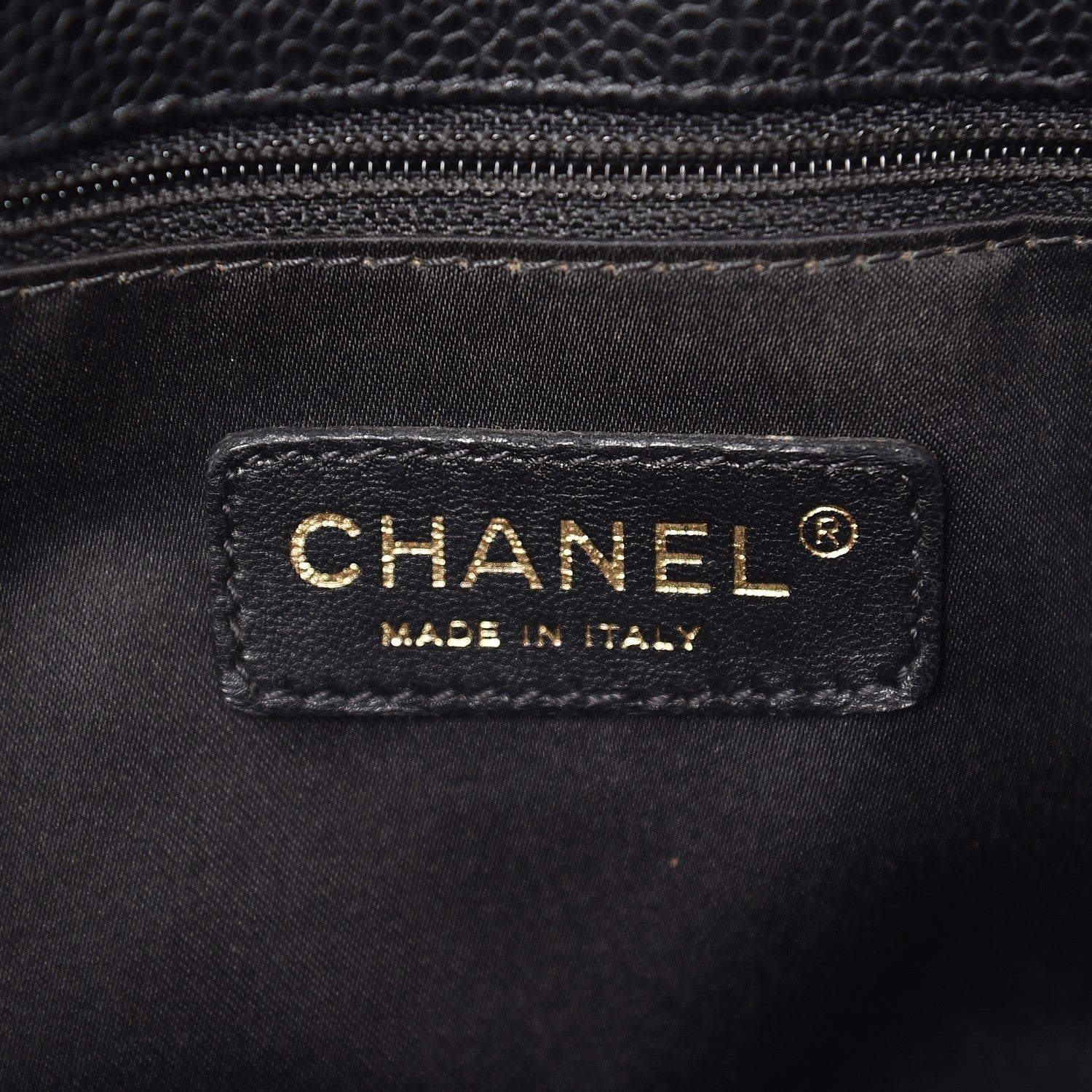 Chanel Caviar Quilted Grand Shopping Tote GST Black 6 of 13