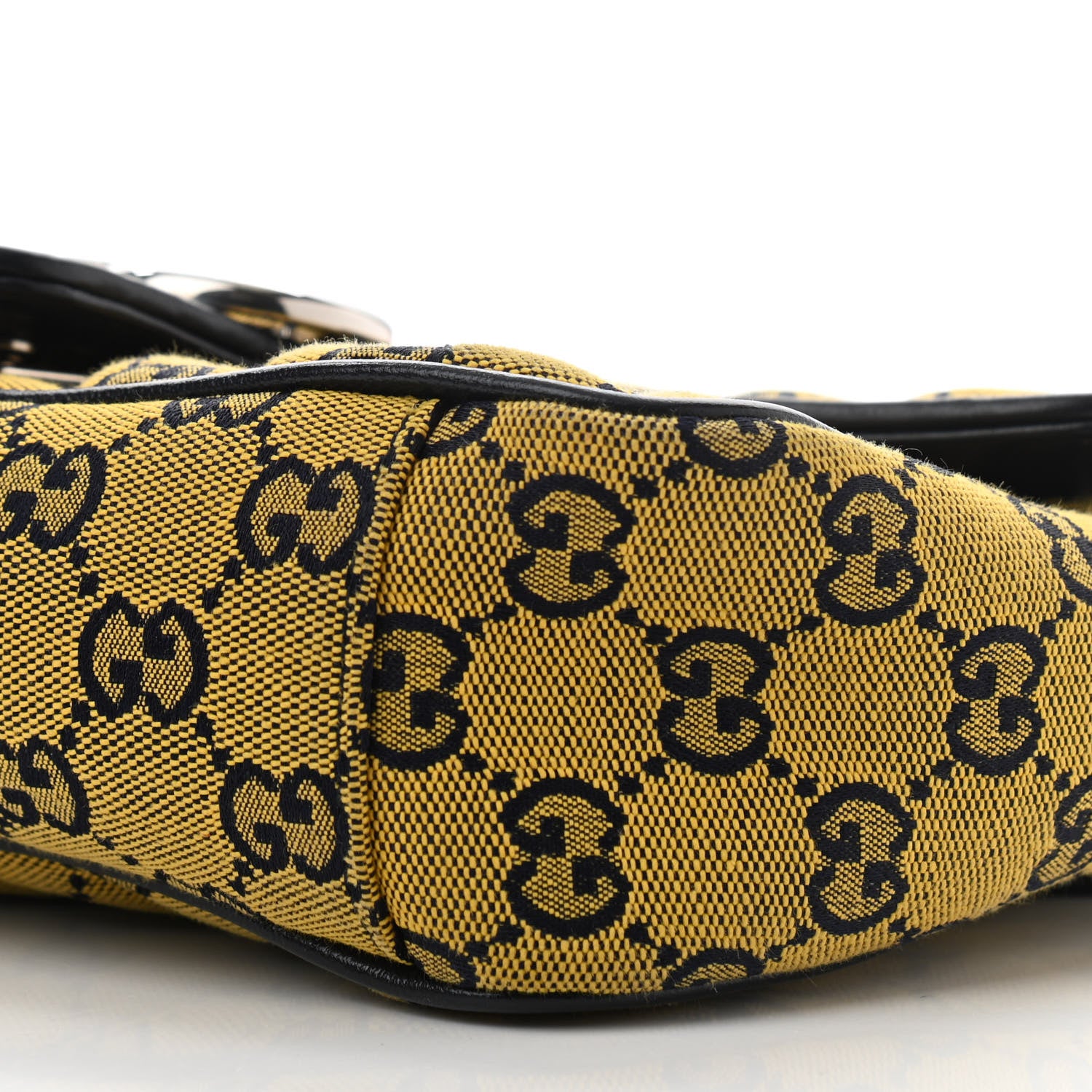 Gucci Monogram Multicolor Matelasse Diagonal Small GG Marmont Shoulder Bag Yellow Blue 11 of 11