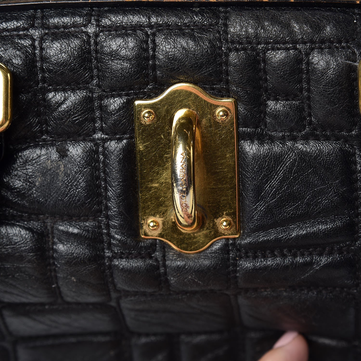 Dolce & Gabbana Calfskin Quilted Miss Marylou Hobo Bag Black 23 of 24