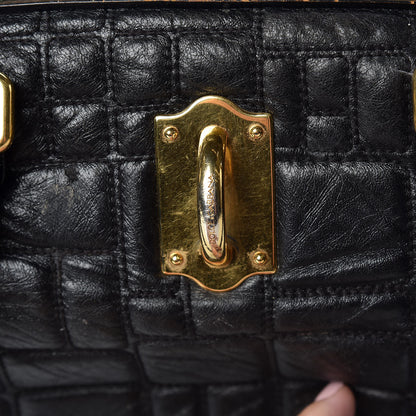 Dolce & Gabbana Calfskin Quilted Miss Marylou Hobo Bag Black 23 of 24